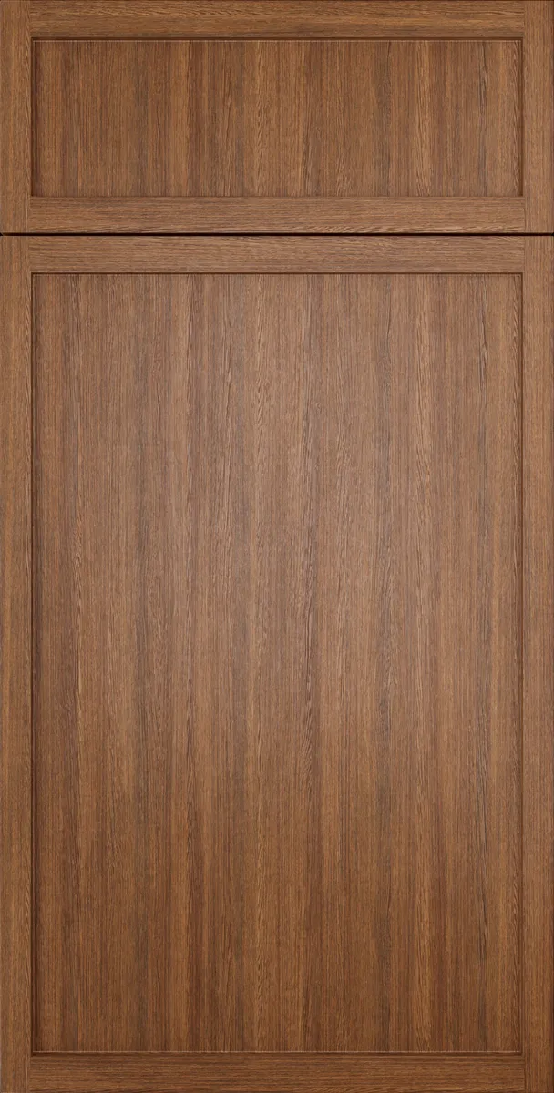 Forevermark Petit Brown cabinet door, photographed straight on
