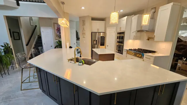 Ice White Shaker — a kitchen supplied by Wow Cabinets